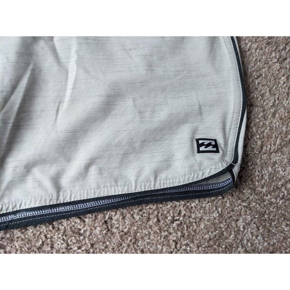 BILLABONG Swim Lo Tides Board Shorts Trunks Gray Striped Drawstring sz 38 - Picture 6 of 11